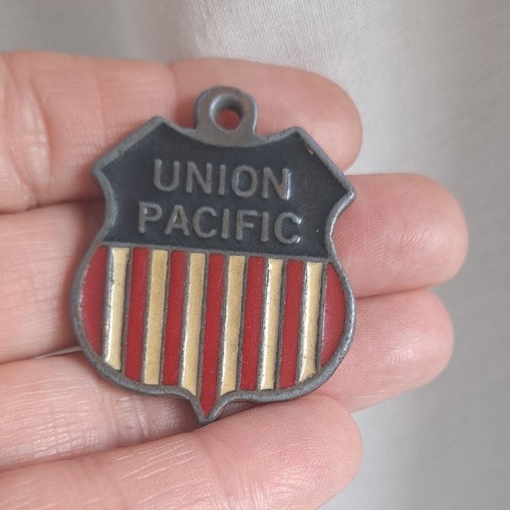 Union Pacific Metal Keychain